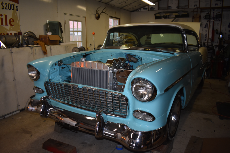 Illustration for article titled 1955 Chevy Bel Air Project Update - Adding the Shiny Stuff